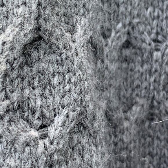 Brixon Ivy Stitch Fix Gray Lawley Cable Knit Cashmere Cardigan Sweater SF7241S S - Picture 8 of 12